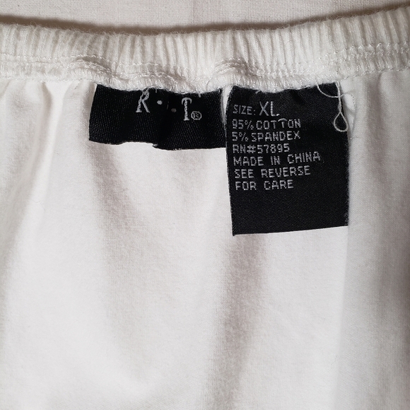 RT White with Blue Embroidered Shirt Sz XL - Picture 4 of 6